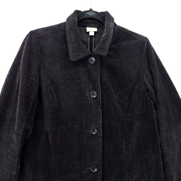 J Jill Corduroy Jacket Women's Oversized XS Button Front With Pockets - Picture 4 of 10